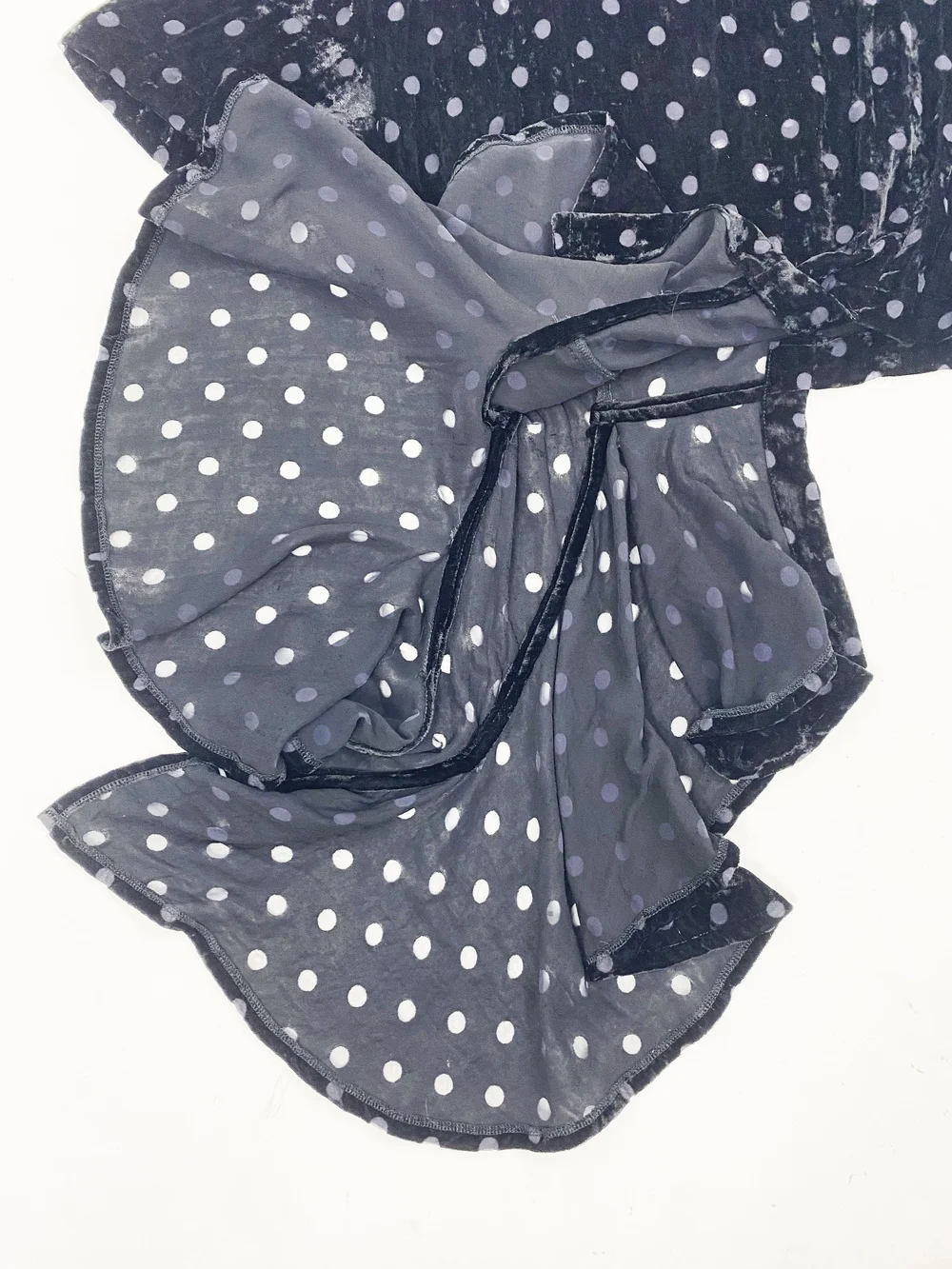 Comme des Garcons 90s asymmetrical ruffle top — JAMES VELORIA